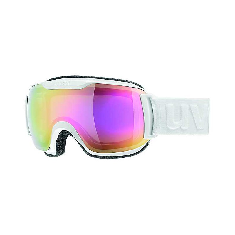 MASQUE DOWNHILL 2000 S FM WHITE MIRROR GRE S2 - UVEX MASQUE DOWNHILL 2000 S FM WHITE MIRROR GRE S2 - UVEX