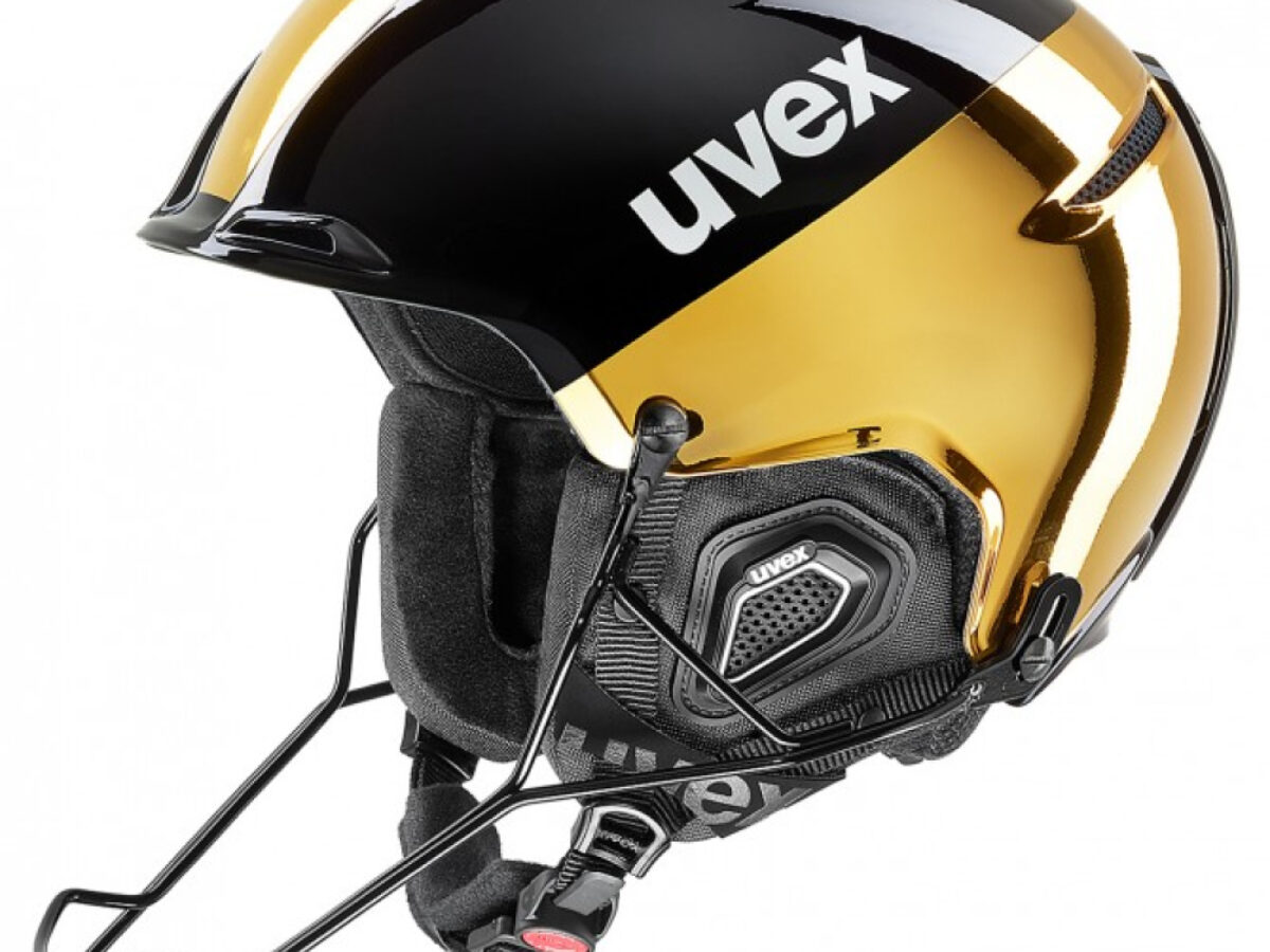 JAKK+ SL BLACK GOLD CHROME - UVEX | Ski Clinic